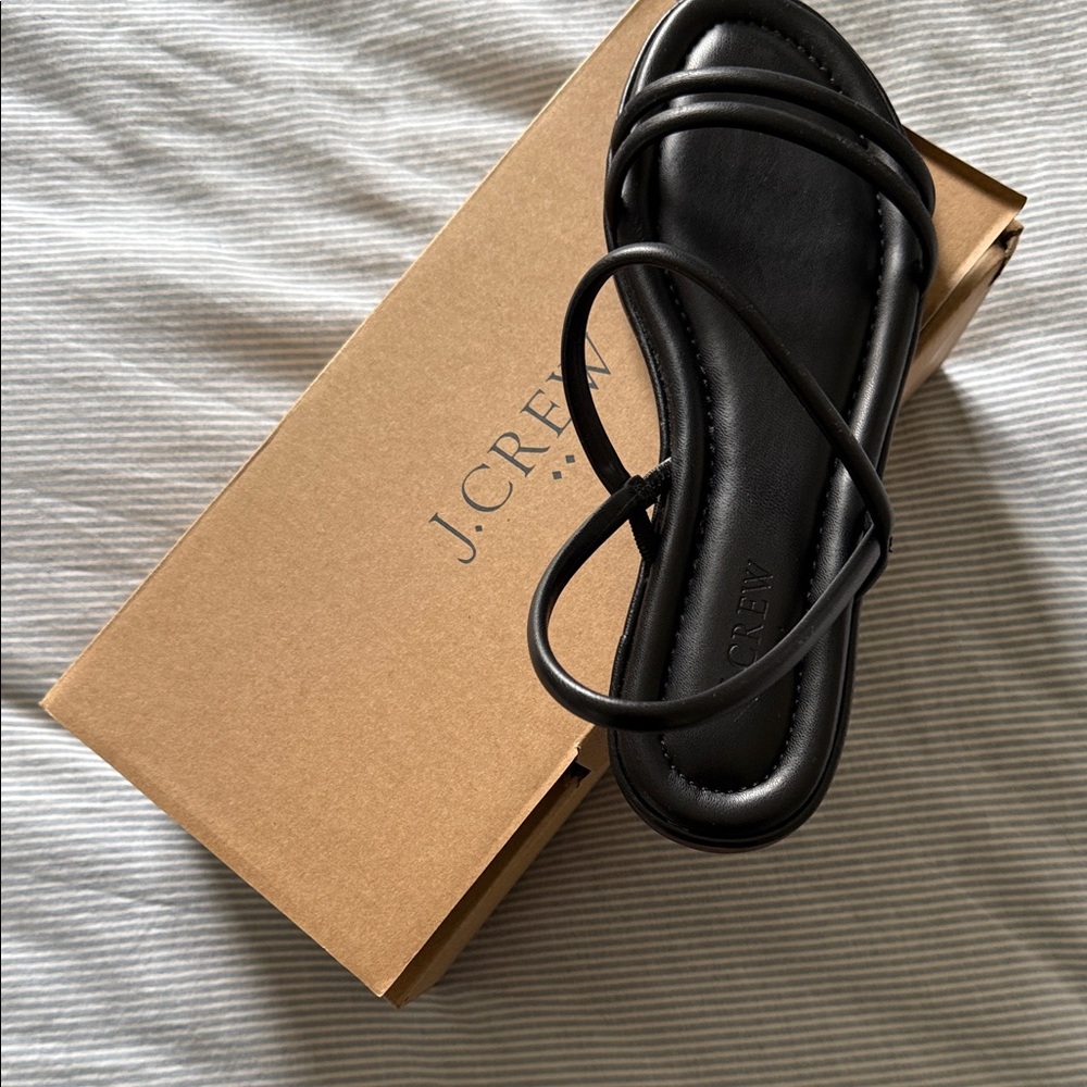 J. Crew Women's Elegant Black Sandals